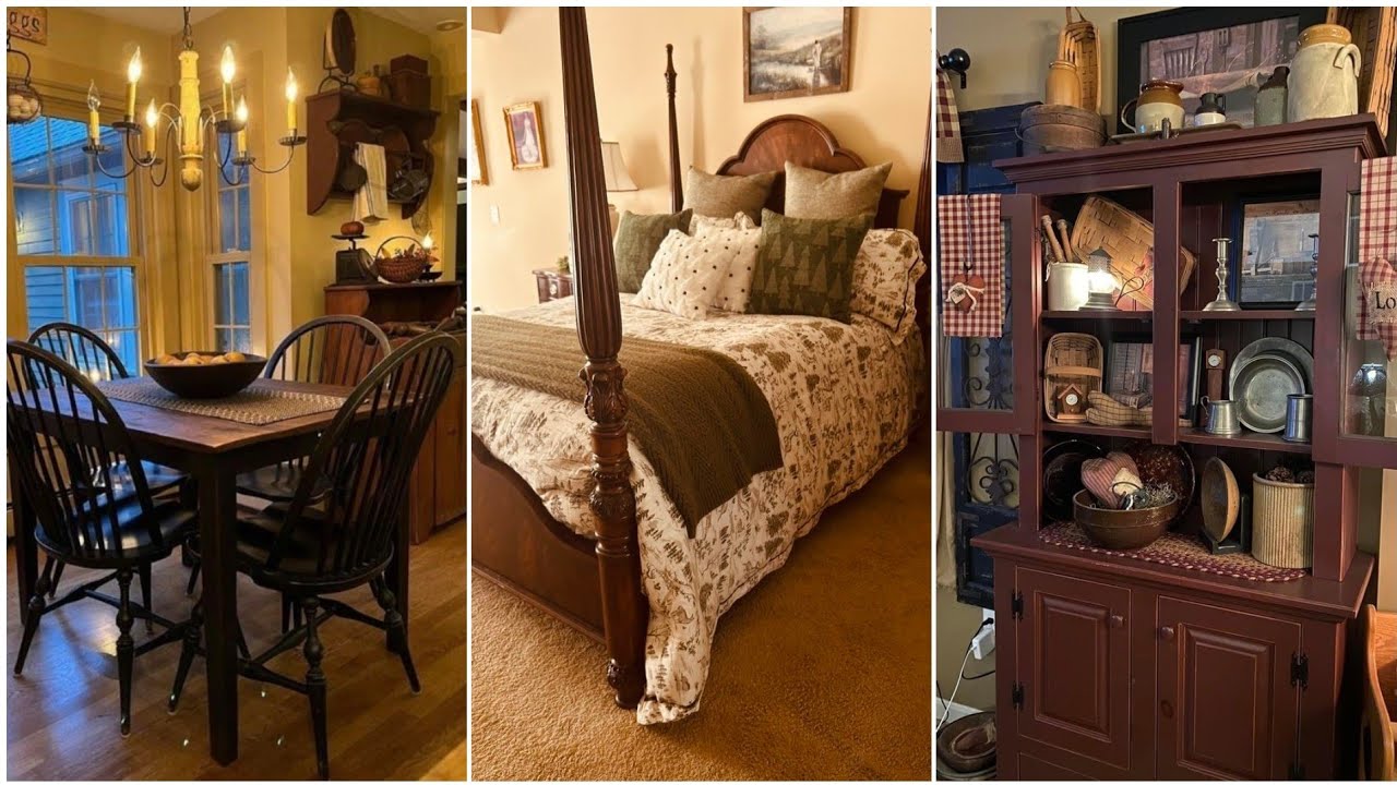 Vintage chic inspired Farmhouse Home Decorating Ideas. Vintage chic home decoration. #vintagestyle