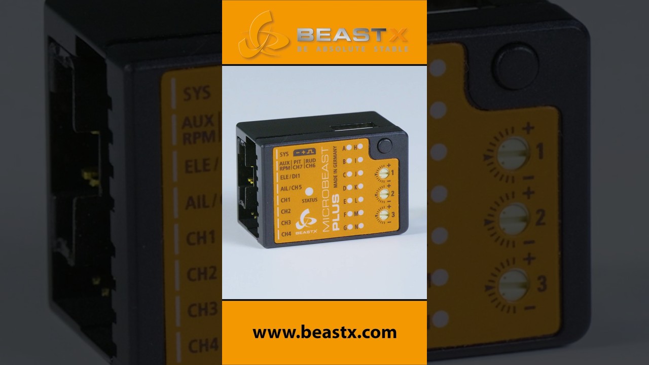 MICROBEAST Plus HD - 6-Achs-Steuereinheit f&uuml;r Modellhubschrauber