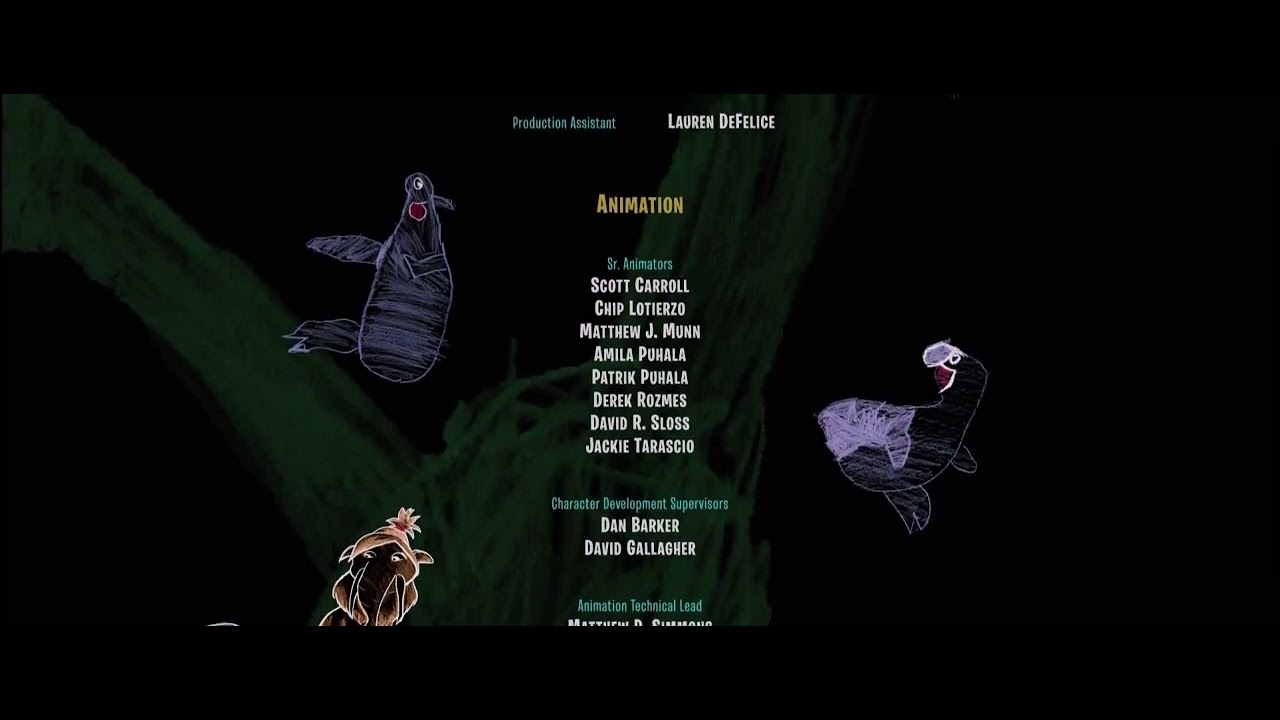 Ice Age 4 Continental Drift END CREDITS reversed