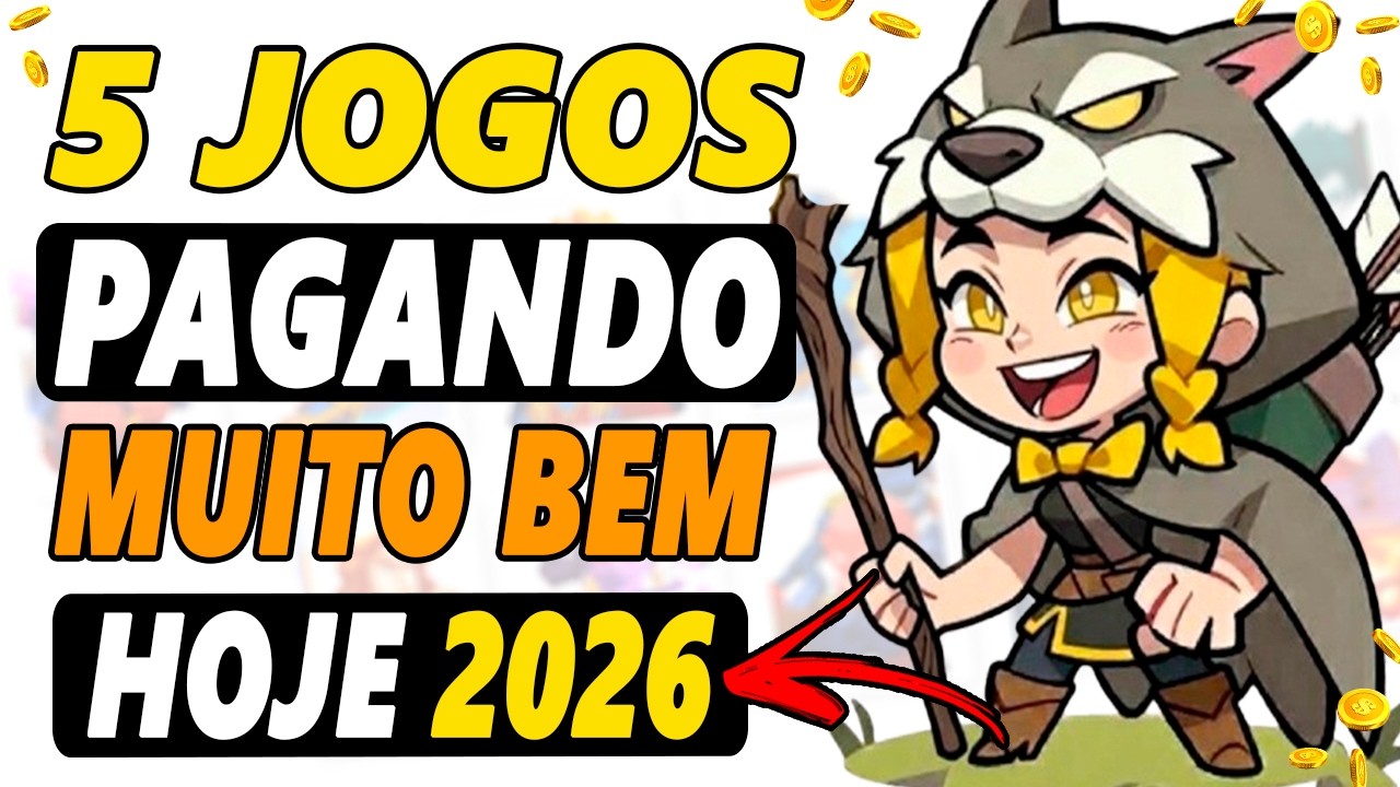 5 JOGOS PAGANDO HOJE! Como GANHAR DINHEIRO em 2026 SETEMBRO (PC e CELULAR)