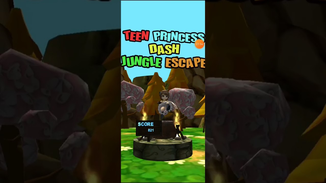 Teen Princess Dash Jungle Escape