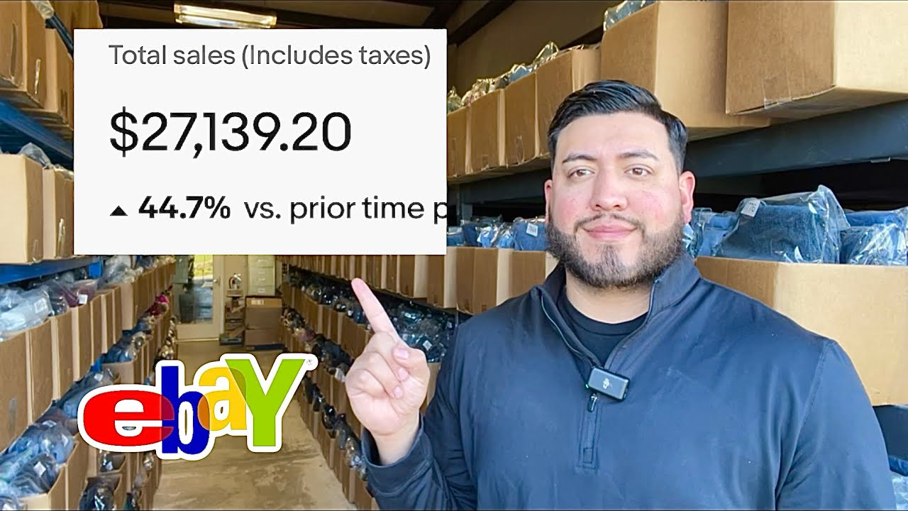 Мой магазин на eBay только что достиг отметки в 27 000 долларов, продавая в основном одежду.
