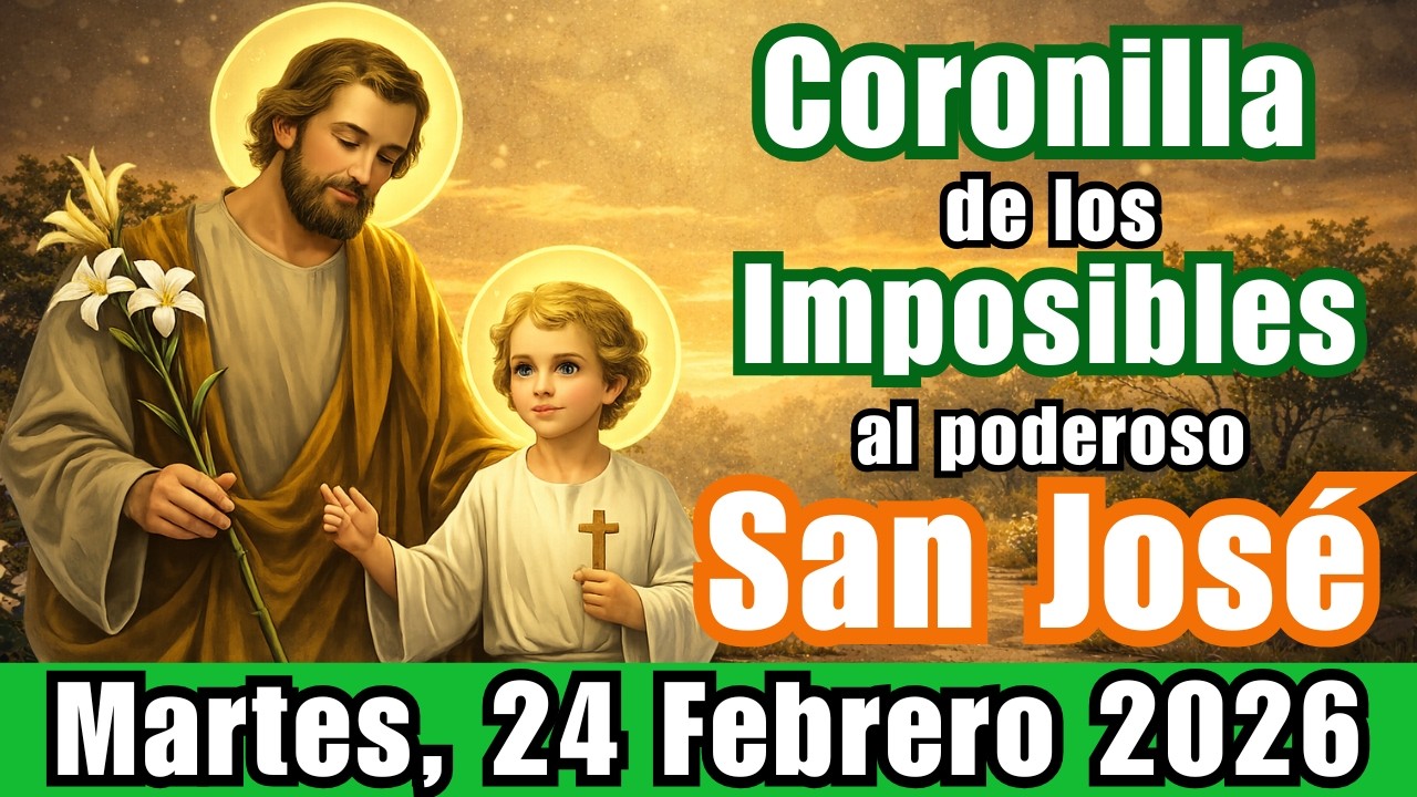 Coronilla de los Imposibles al Poderoso San José – Martes 24 de Febrero de 2026