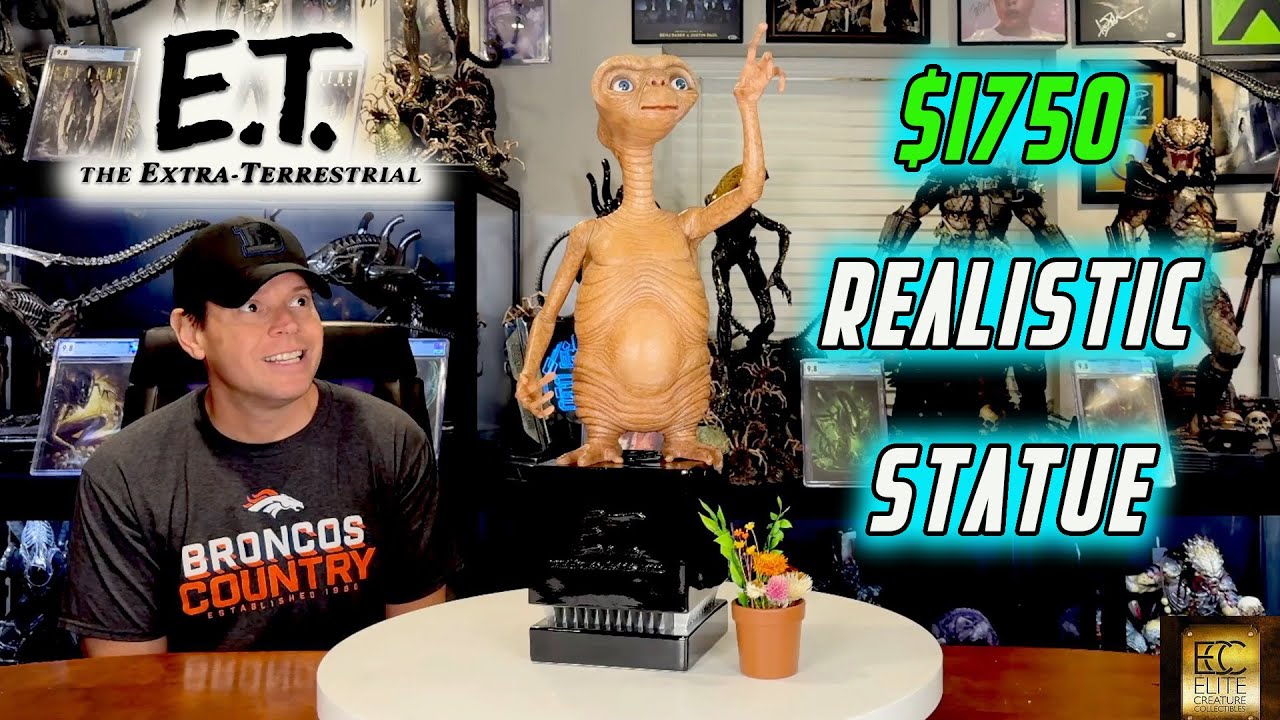 AMAZING $1750 REALISTIC E.T. Statue Review by Elite Creature Collectibles and Cinamaquette