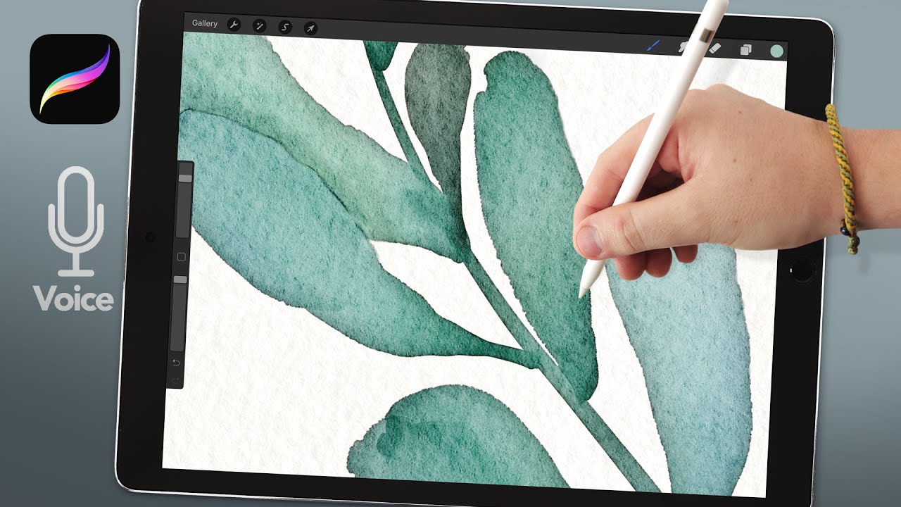 Учебник: Резкие акварельные края в Procreate