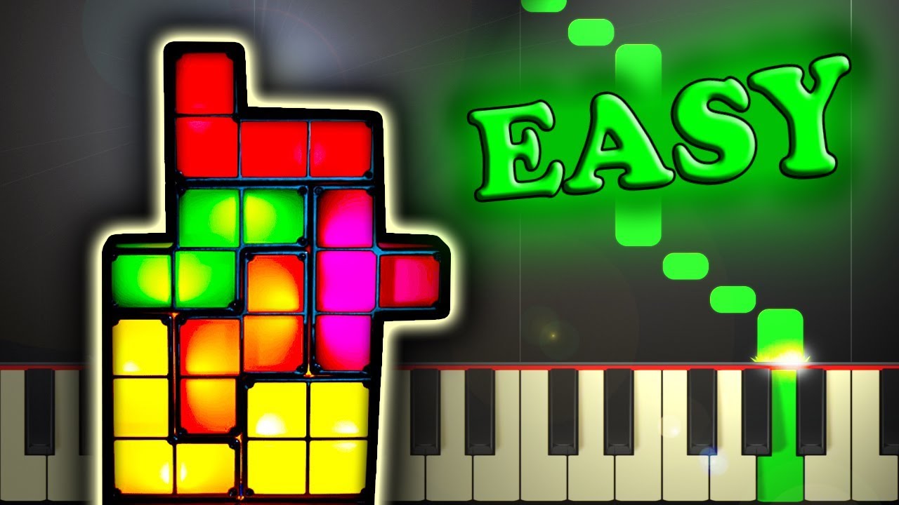 TETRIS THEME - Easy Piano Tutorial