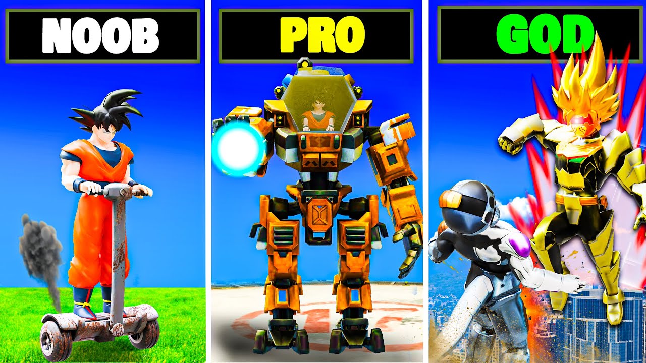 Upgrading to Mecha Goku in GTA 5