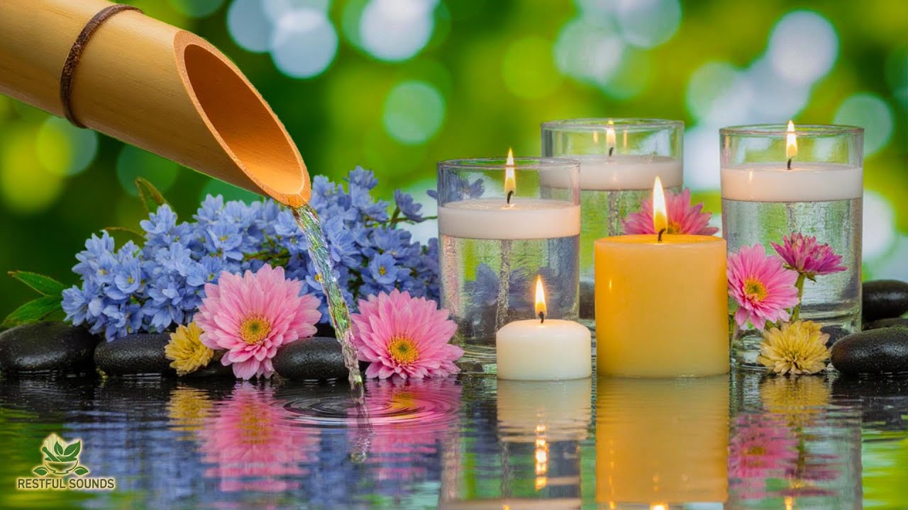 Healing Piano Music for Sleep - Calm Stress, Anxiety and Depression with Peaceful Spa Ambience