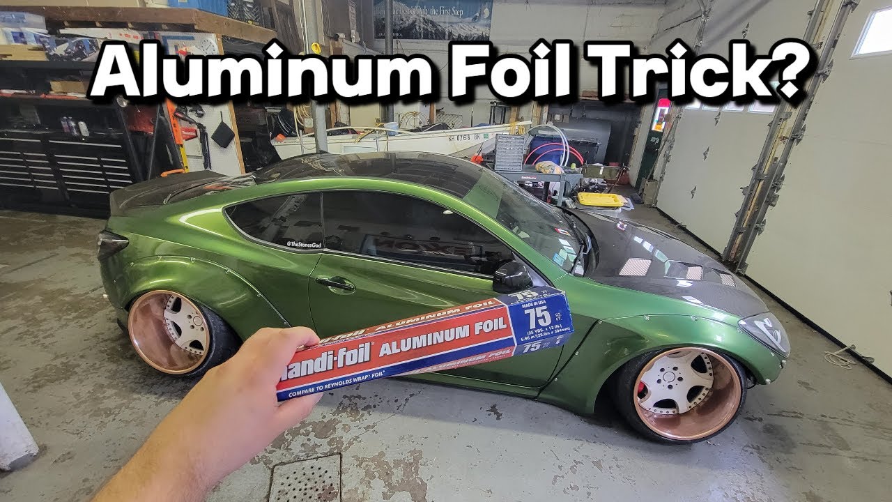 How To Check Clearances On Your Project Car Using Aluminum Foil