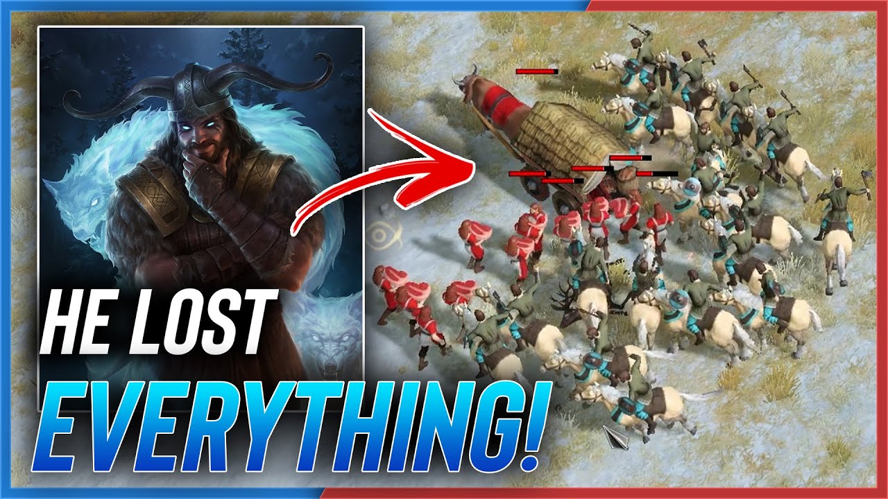 This poor guy lost his ENTIRE ECONOMY in Age of Mythology Retold!