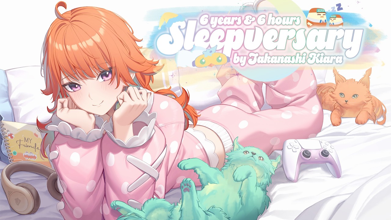 【Sleepversary】1 hour per year - 3D SLEEPING STREAM (new outfit!) #sleepversary