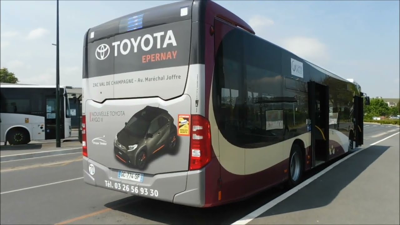 MOUVEO La ligne 7 en Citaro C2 (Pierry les Forges à Epernay Gare routière)