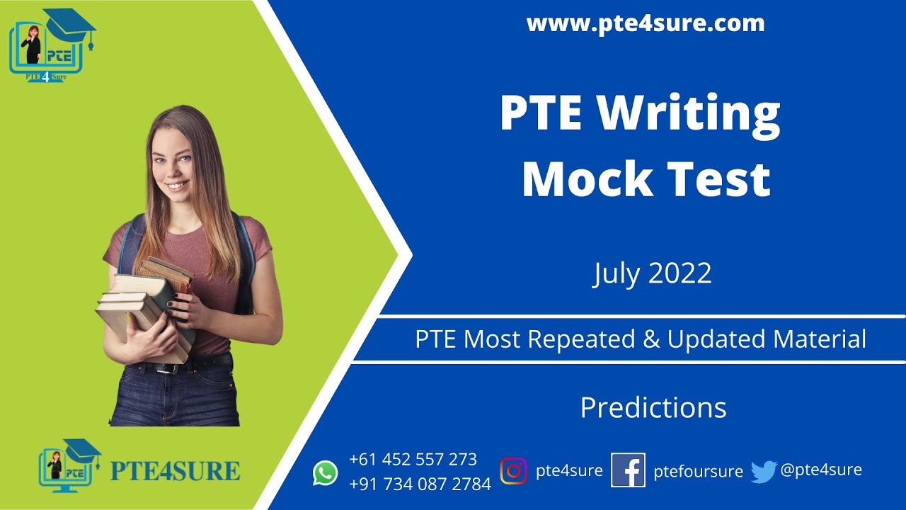 PTE Writing Mock Test| PTE Writing Mock Test July 2022| PTE Predictions| PTE July 2022 Repeated