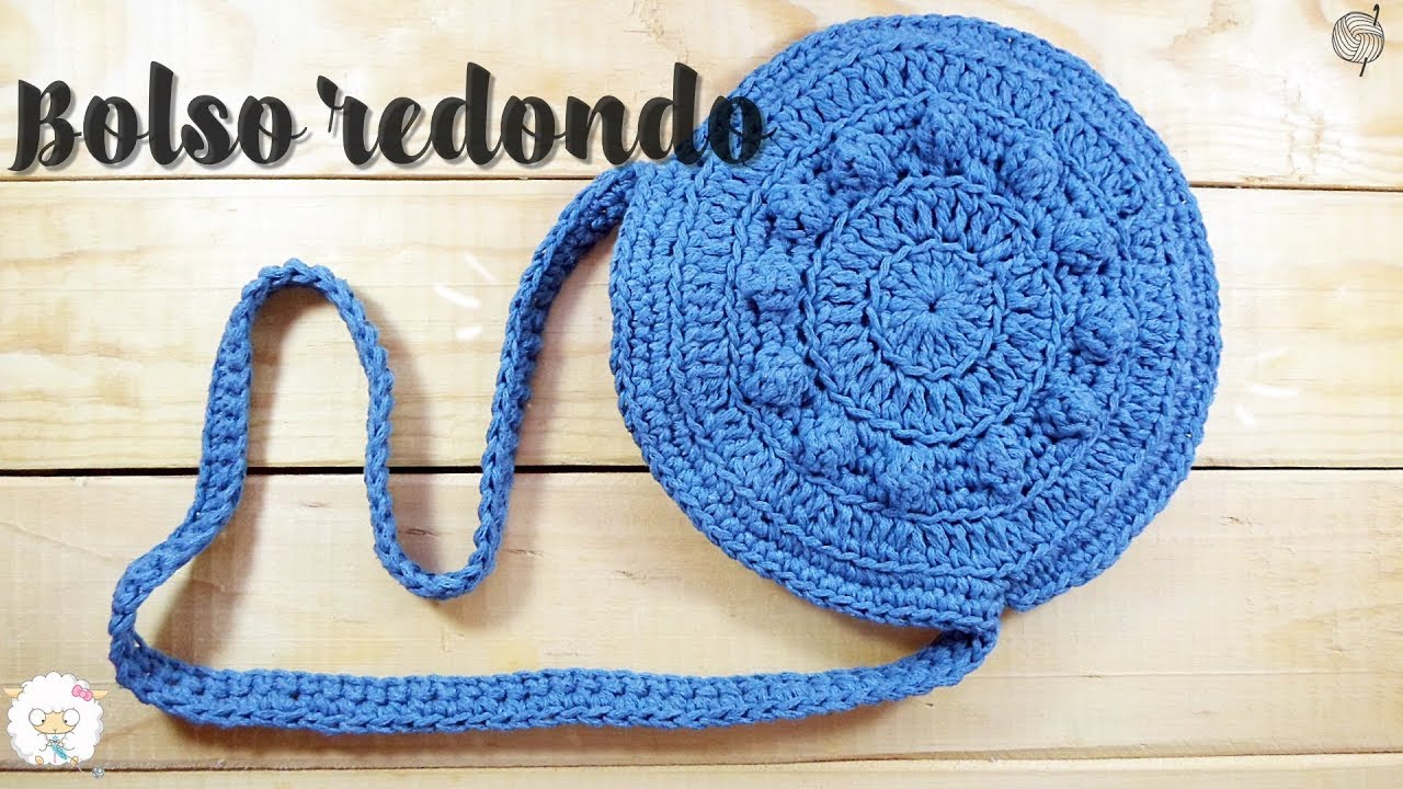 Bolso redondo a crochet fácil