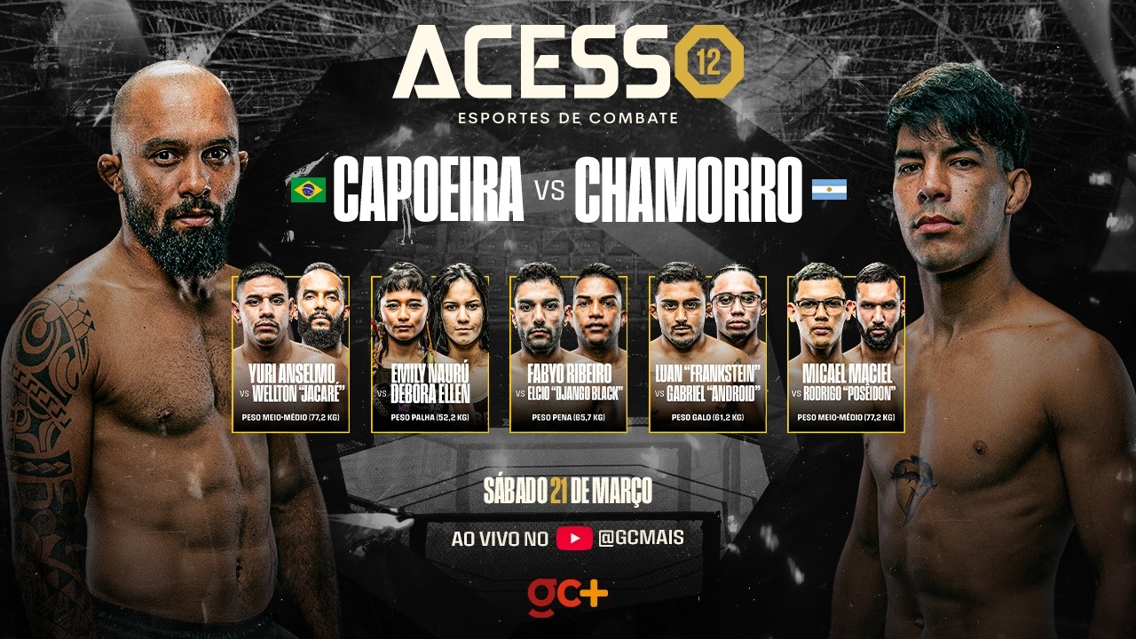 AO VIVO: Acesso MMA 12 | Lutas Principais - Brasil vs Argentina