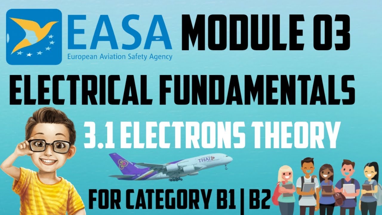 EASA MODULE 03 ELECTRICAL FUNDAMENTALS | EASA | DGCA |  3.1 ELECTRON THEORY | AME | SUPERSONIC FLYER