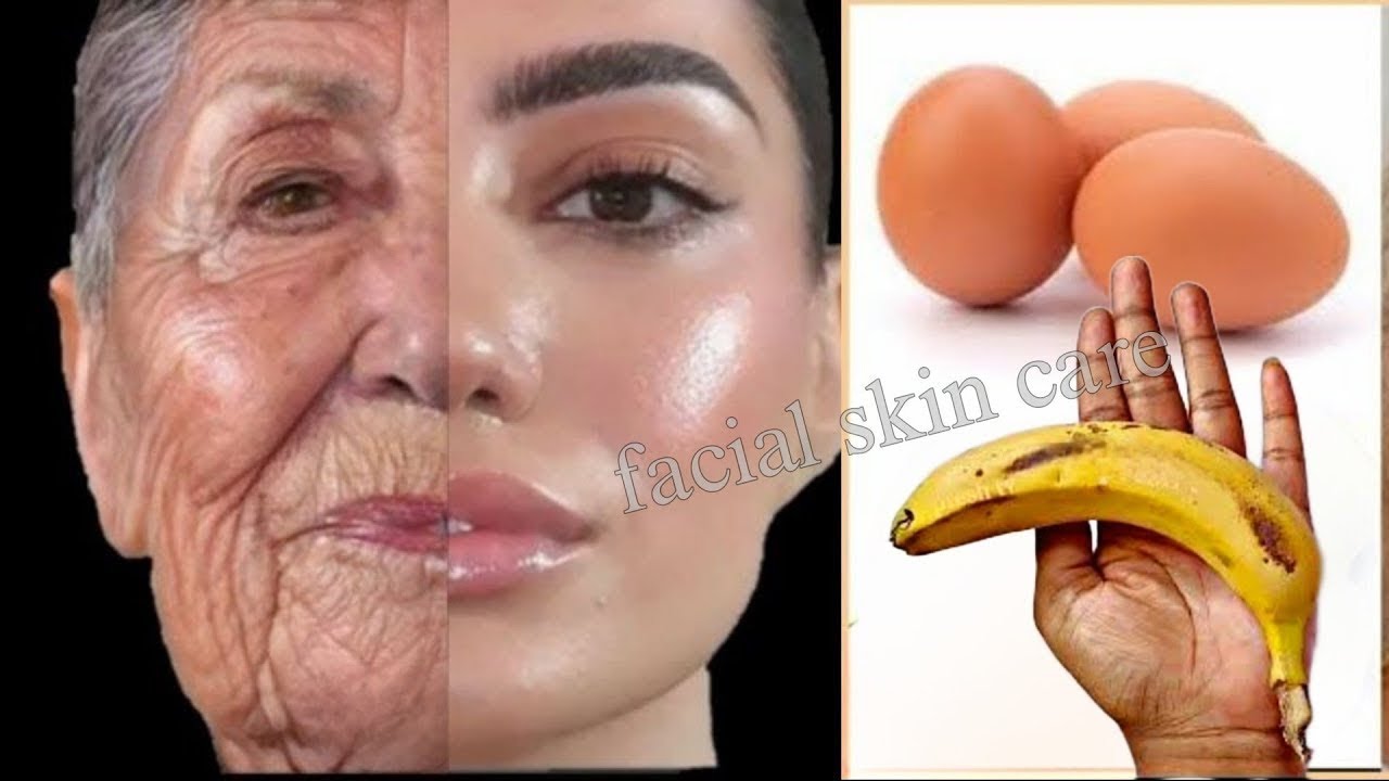 Banana and Egg Mask to Look Younger Even in Your 80s / Home Remedies for Younger-Looking Skin