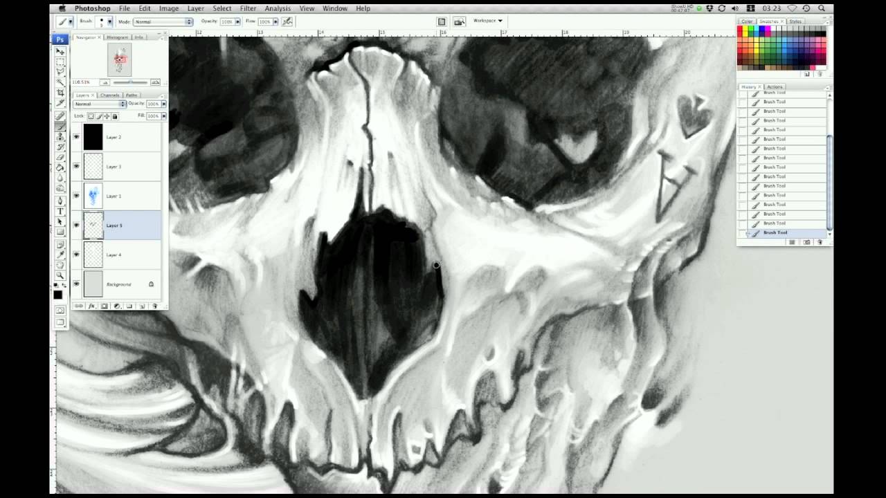 Timelapse of a 'Life's a Gamble' design I'm working on for a client