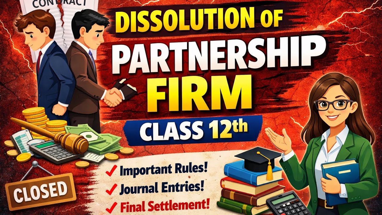 Part 1- 12th Accountancy PYQS Dissolution of Partnership Firm CBSE 2025