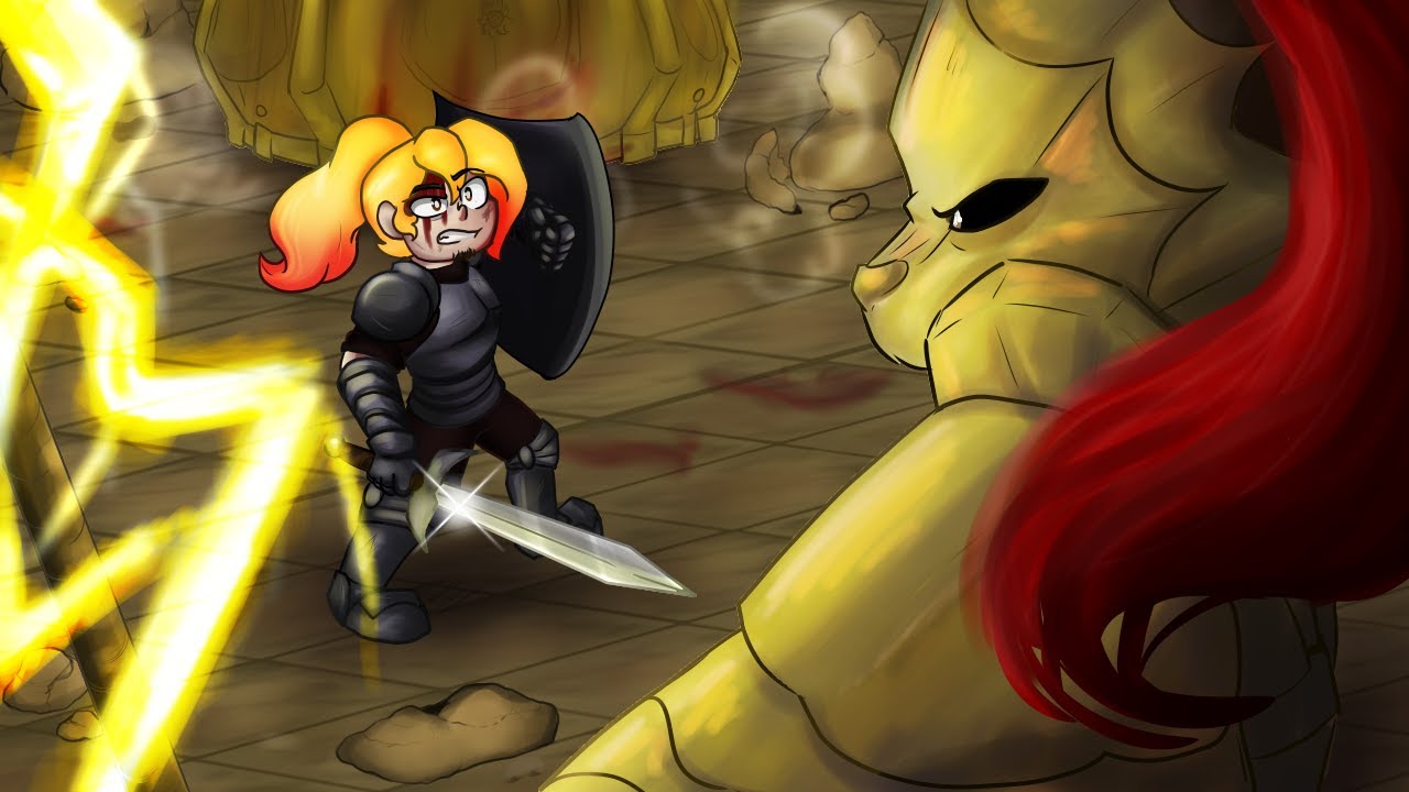 LIVE TENTANDO PASSAR O MAIOR DESAFIO DO DARK SOULS KKKKKK