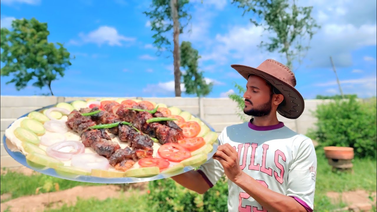 Liver Kabab | Buffalo Liver Kabab Cooking In Village | Kabab Recipe | Buffalo Liver Recipe #kabab 