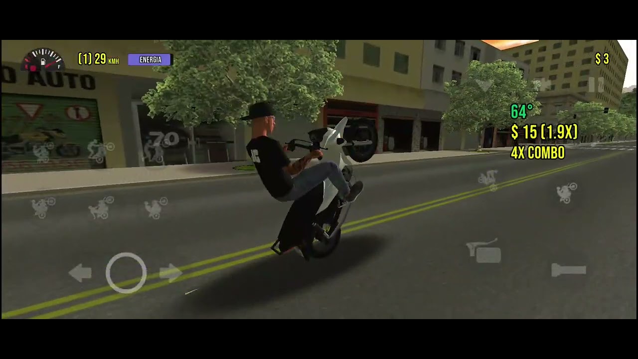 Una buena partida de Moto wheelie 3D 