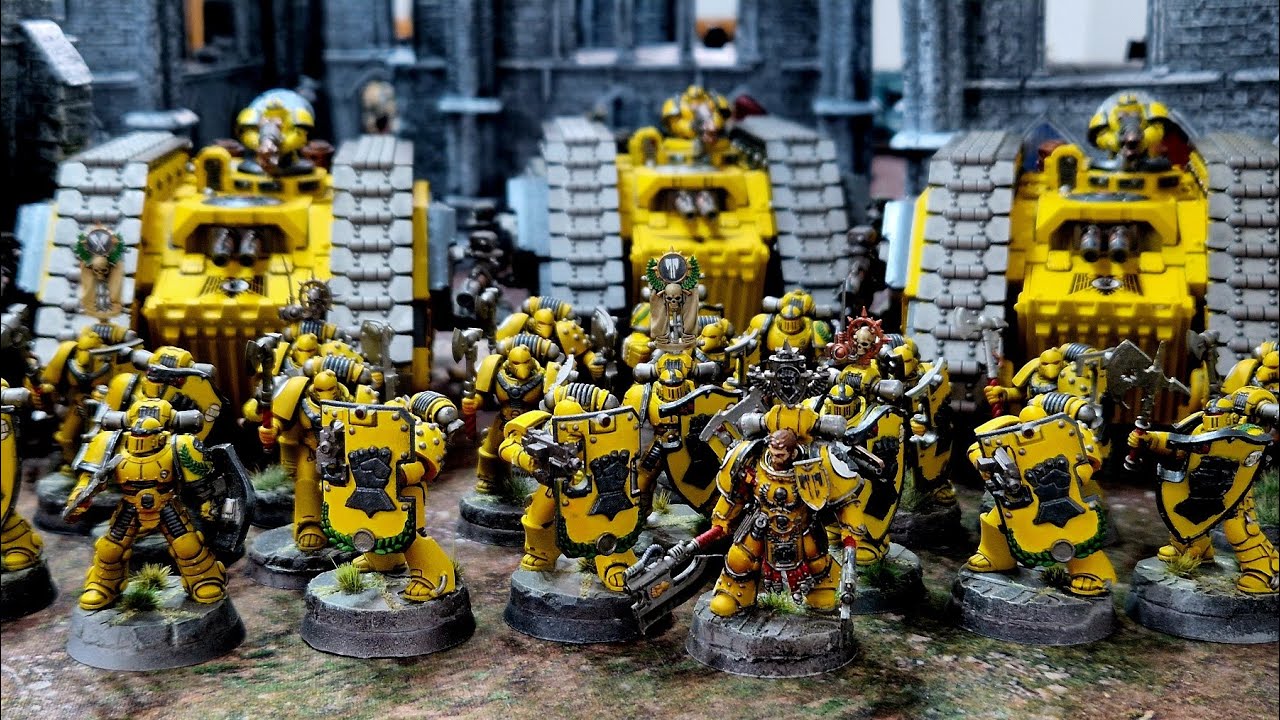 Imperial Fists vs Death Guard and Sons of Horus, Warhammer Horus Heresy battle report, 3rd edition