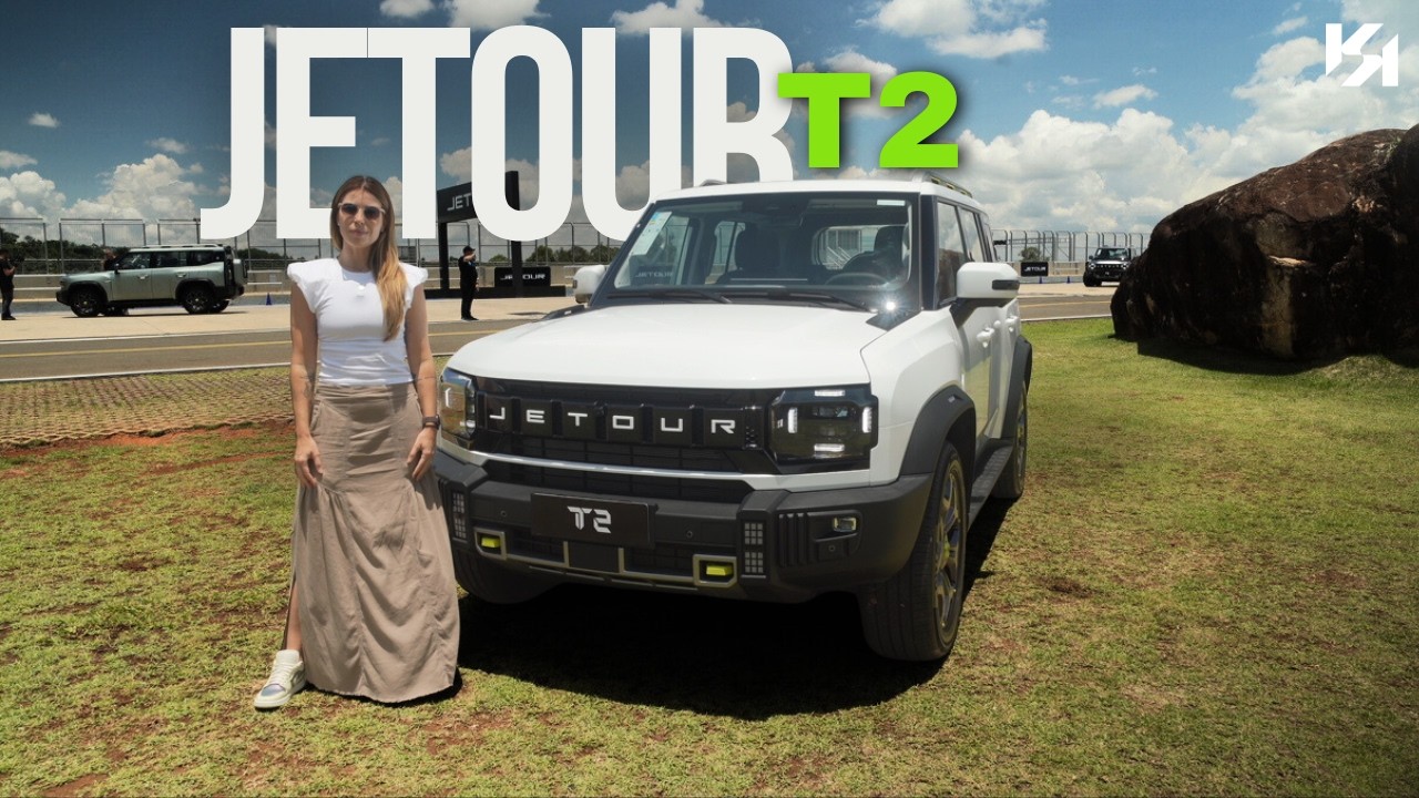 Jetour T2: dirigi o SUV híbrido plug-in chinês sabor off-road