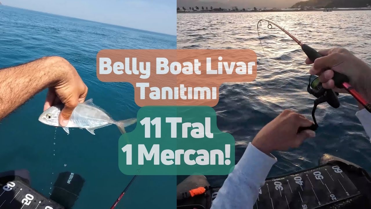 El Yapımı Jigle 11 Tral Balığı Yakaladım! | Belly Boat Balık Avı