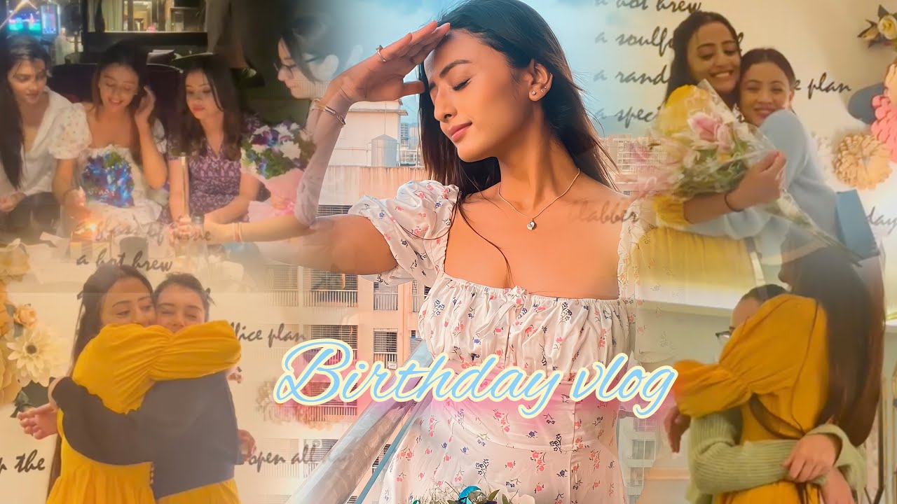 Birthday vlog🎀  #monikachauhan #vlog  #mallikasingh #richarathore #swattee