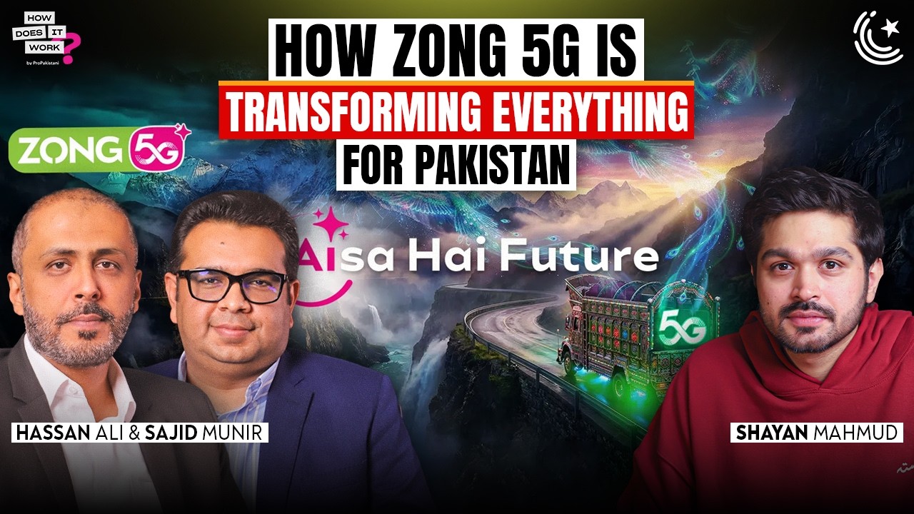 How Zong 5G Is Transforming Everything for Pakistan Ft. Sajid Munir & Hassan Ali