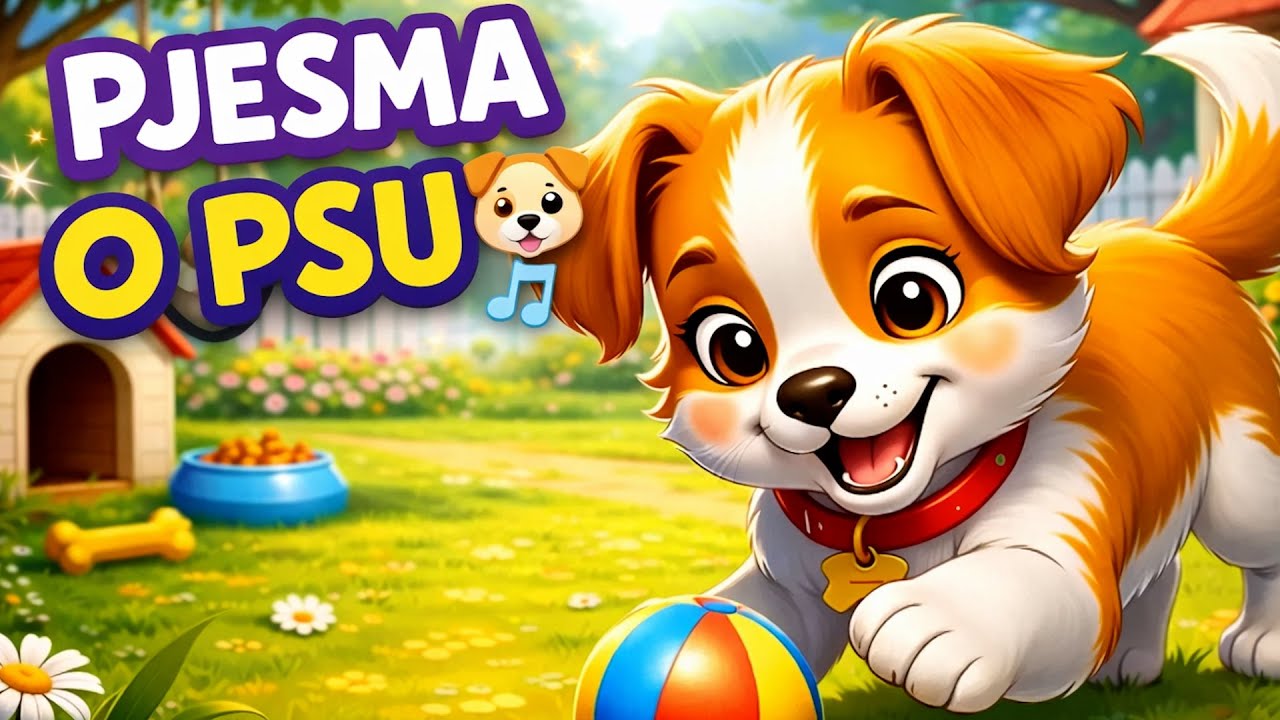 PJESMA O PSU 🐶🎵 | Vesela dječija pjesma | Životinje za djecu