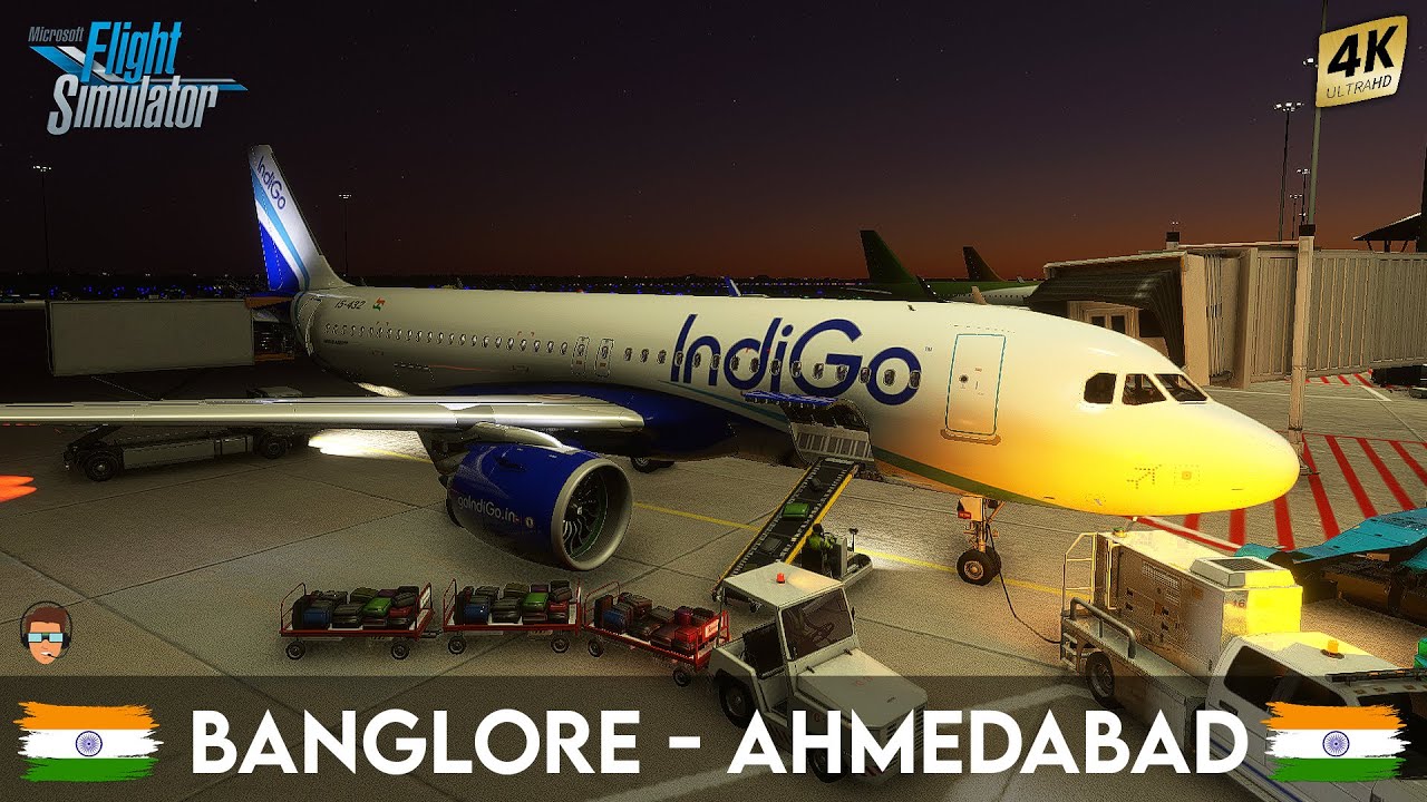 Banglore To Ahmedabad | Microsoft Flight Simulator2020 | With ATC Calls | IndiGo | Upstart Gaming