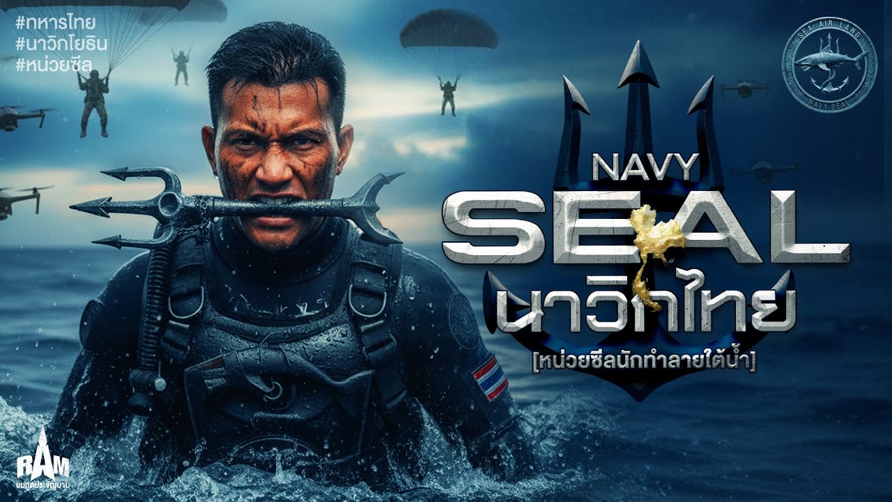 เพลง - นาวิกไทย [หน่วย SEAL นักทำลายใต้น้ำ] | RAM #ทหารไทย #ไทยนี้รักสงบแต่ถึงรบไม่ขลาด