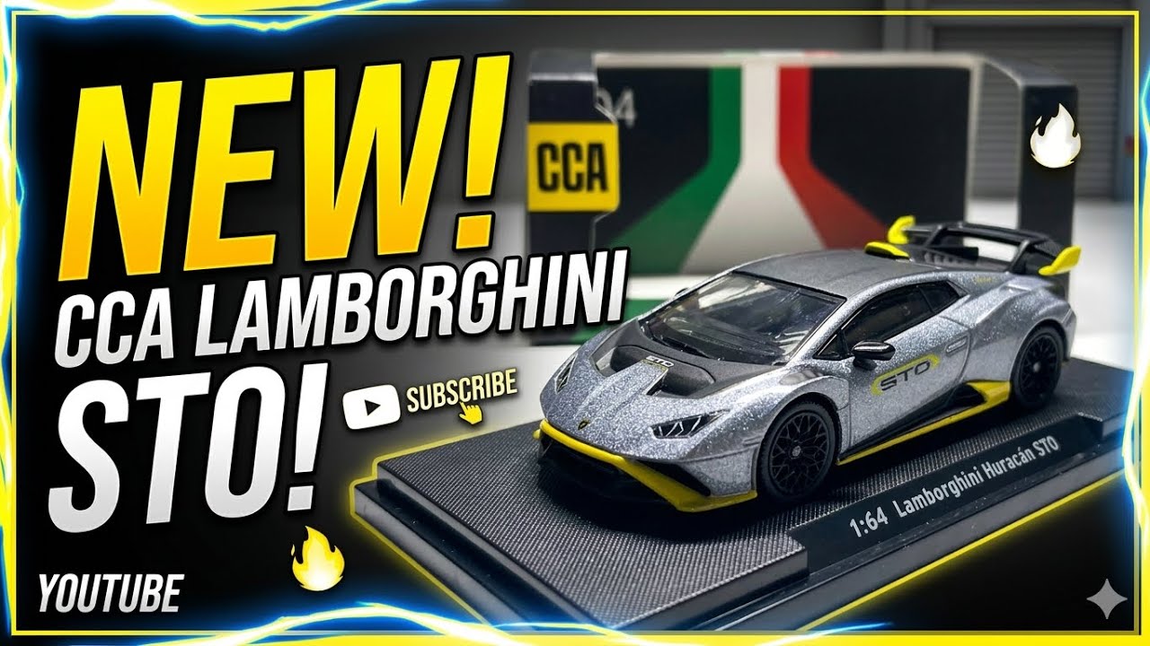 BRAND NEW 1/64 CCA LAMBORGHINI HURACAN STO.😍