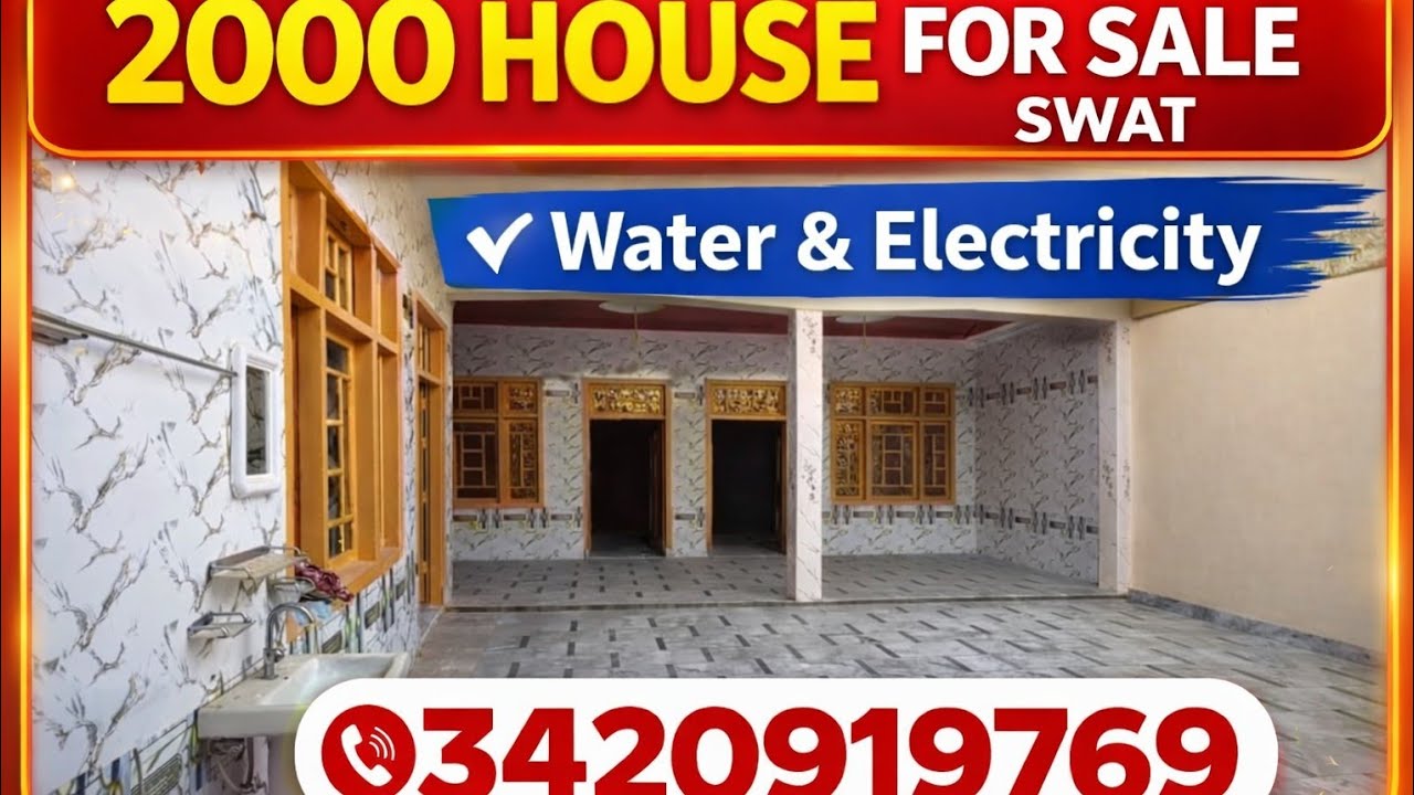 Swat mingora ..house for  sale RS 1 cror 50 lak 03420919769