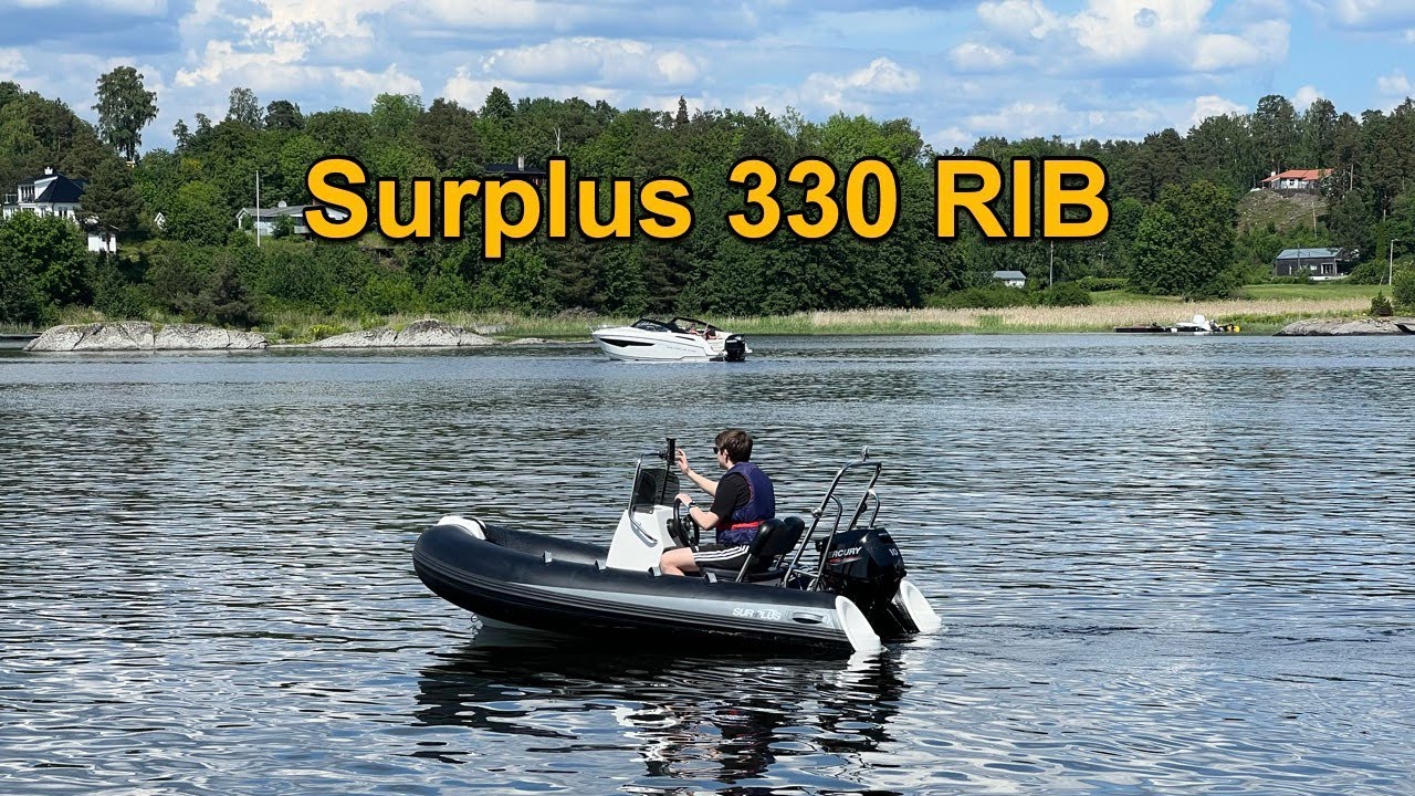 Surplus 330 RIB with Mercury 10 (15) HP