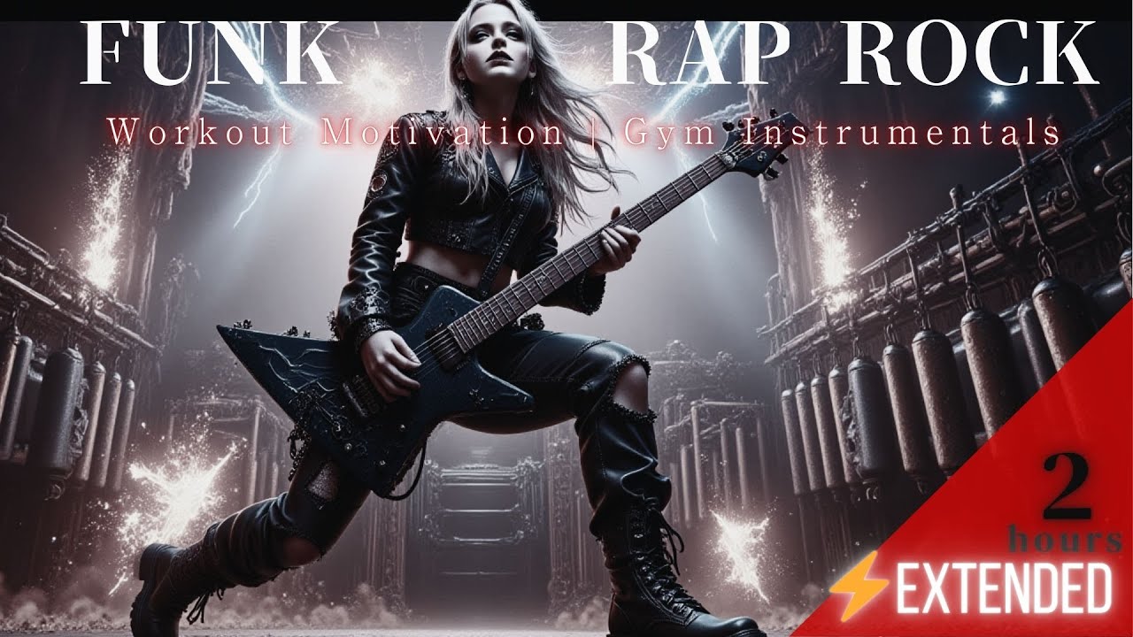 🔥 Addictive Funk Rock × Rap Rock Style Mix | Workout Motivation & Gym Instrumentals (2h+ Extended)