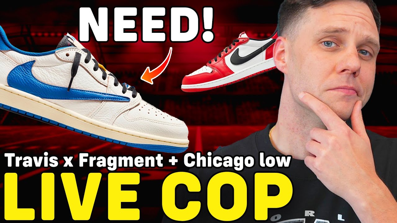 LIVE COP: JORDAN 1 LOW CHICAGO & TRAVIS SCOTT AIR JORDAN 1 LOW FRAGMENT?