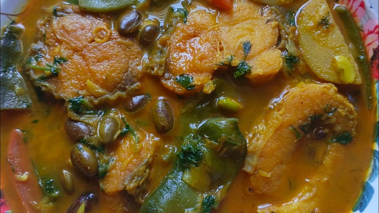 শিম আলু দিয়ে রুই মাছের ঝোল রেসিপি #foryou #recipe 