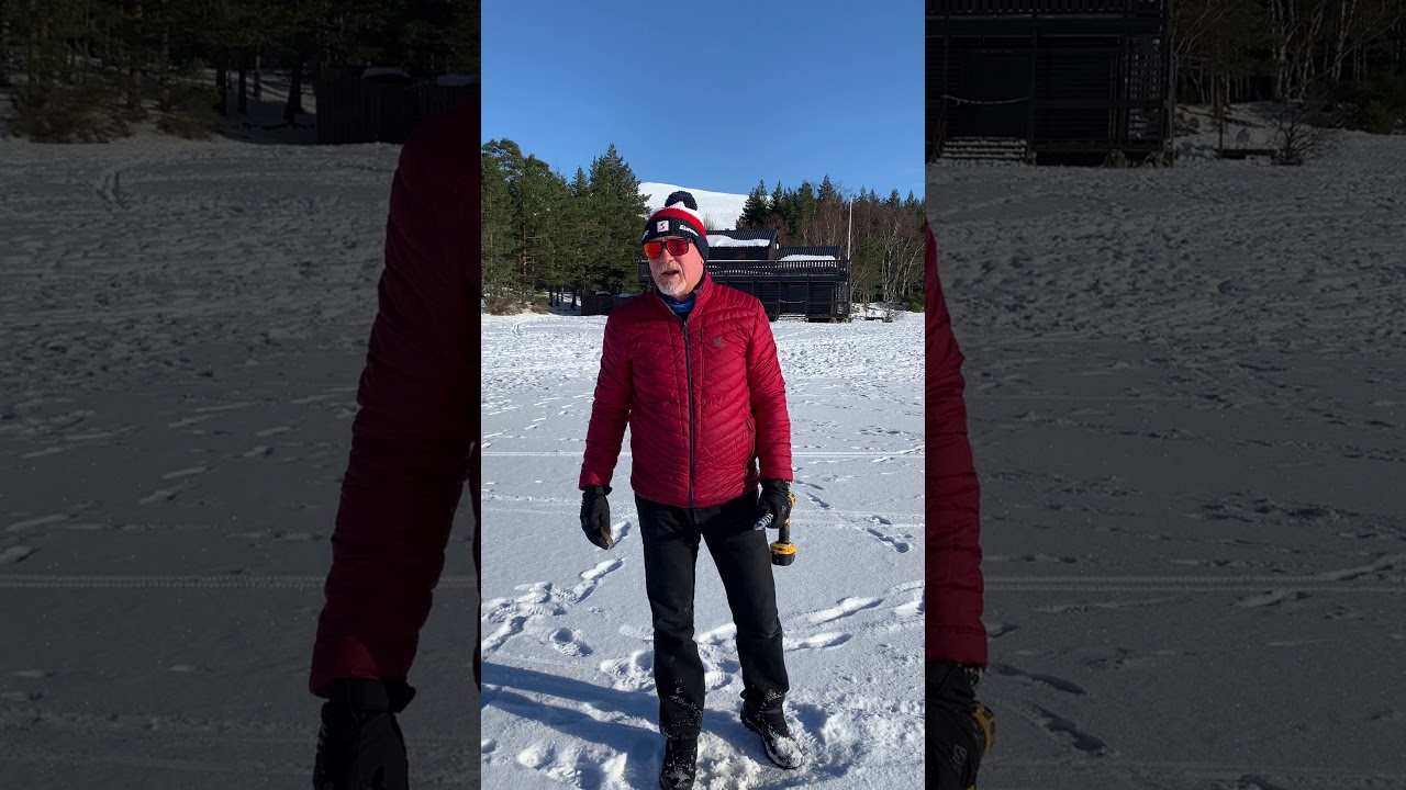 Just how thick is Loch Morlich ice, then?