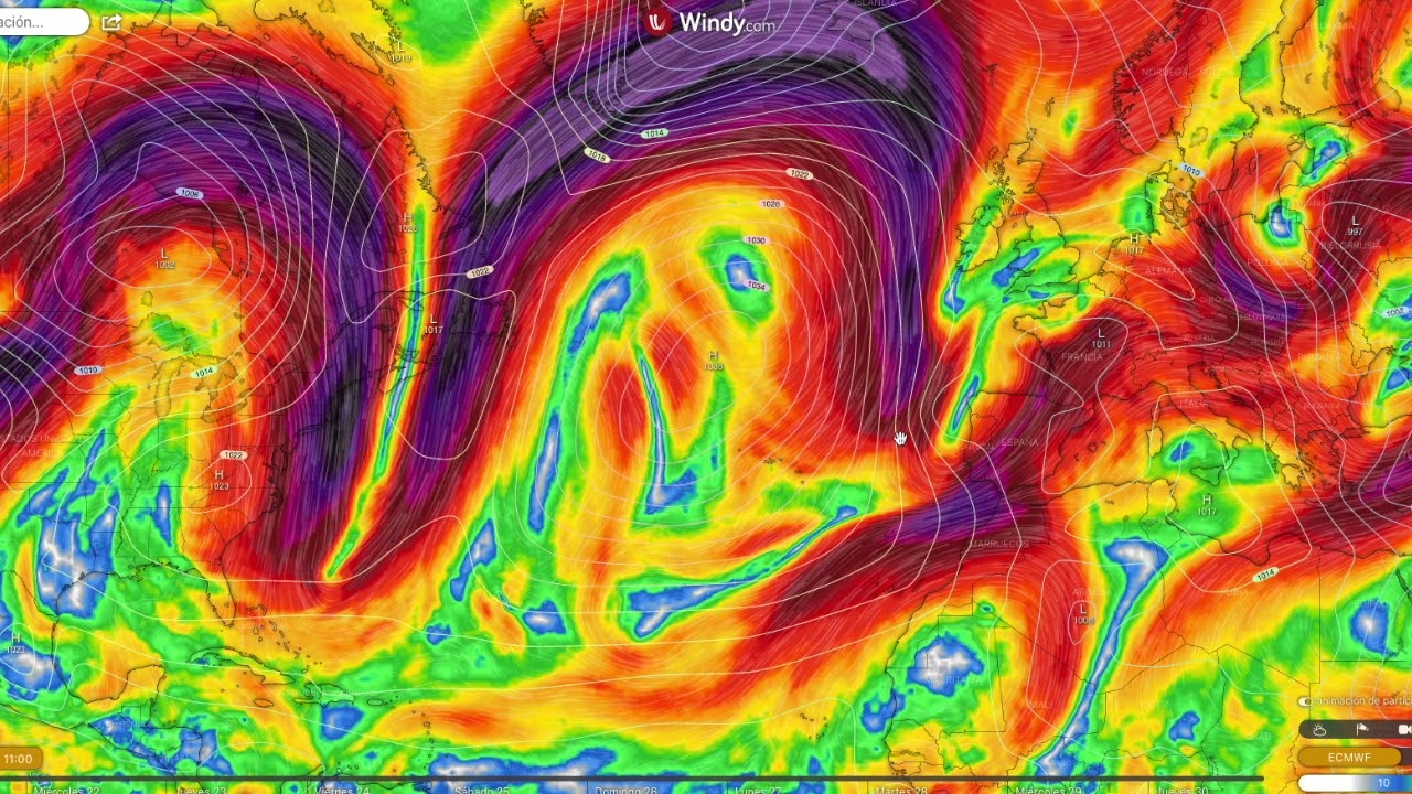 Analizamos qué le sucede al Jet Stream y por qué se producen los cambios abruptos de tiempo