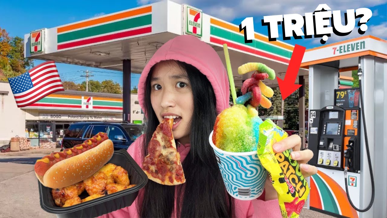 24H ĂN ĐỒ SIÊU THỊ TIỆN LỢI MỸ? *Ở CÂY XĂNG?*