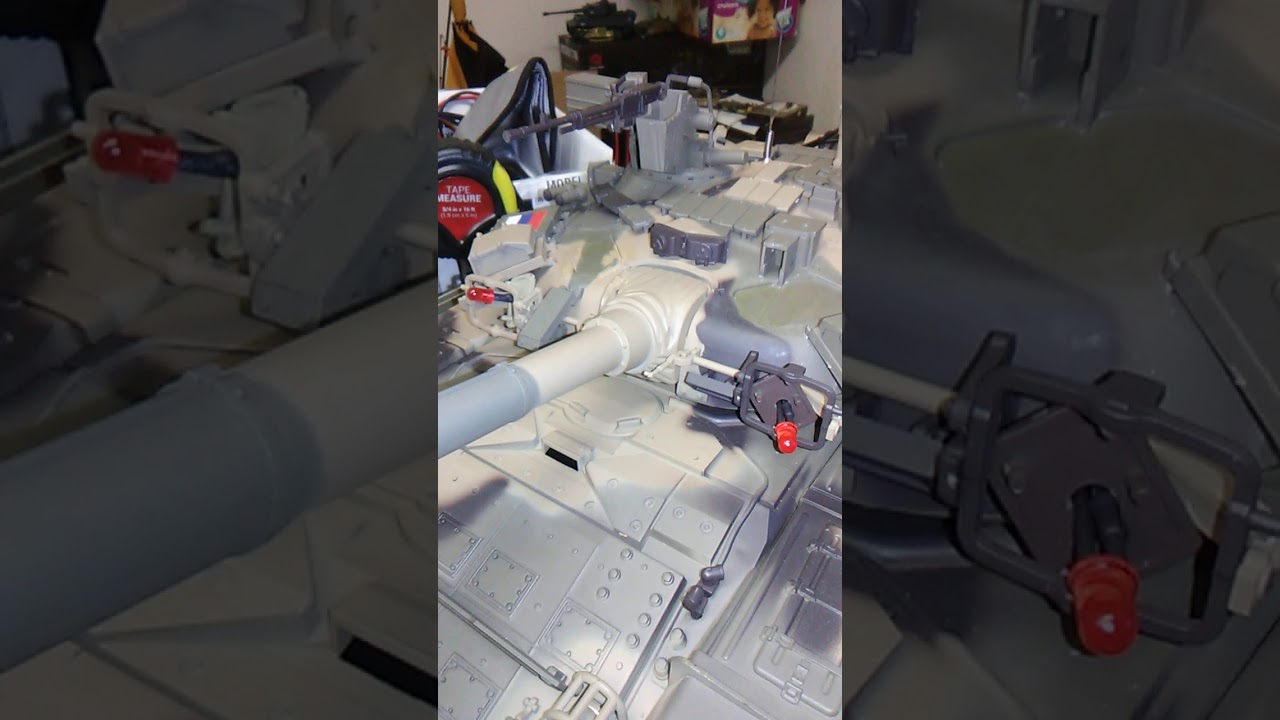 Heng Long t-90 red eyes install