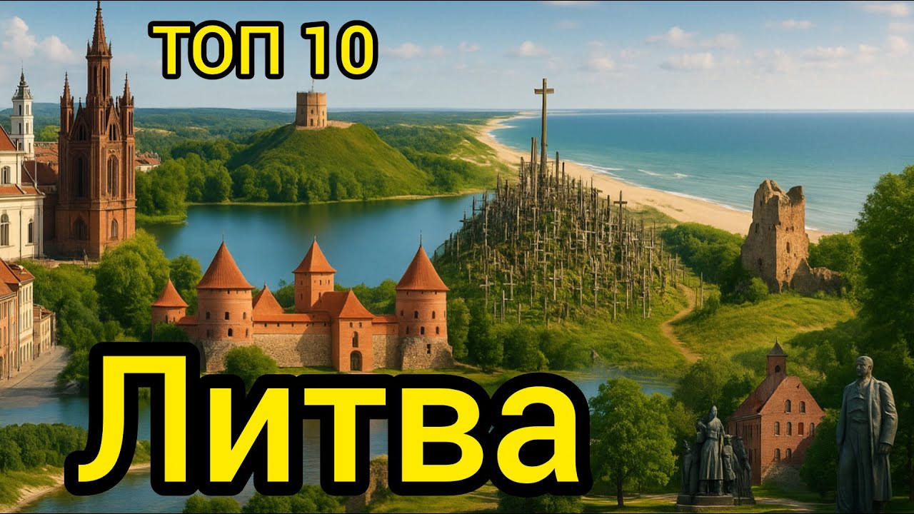 Топ 10 | ЛИТВА : Удивительные места