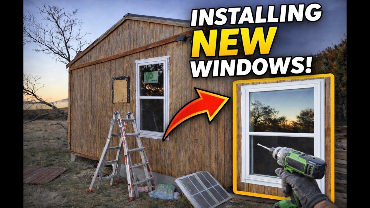 Installing New Windows in Our Cabin (Big Upgrade!)