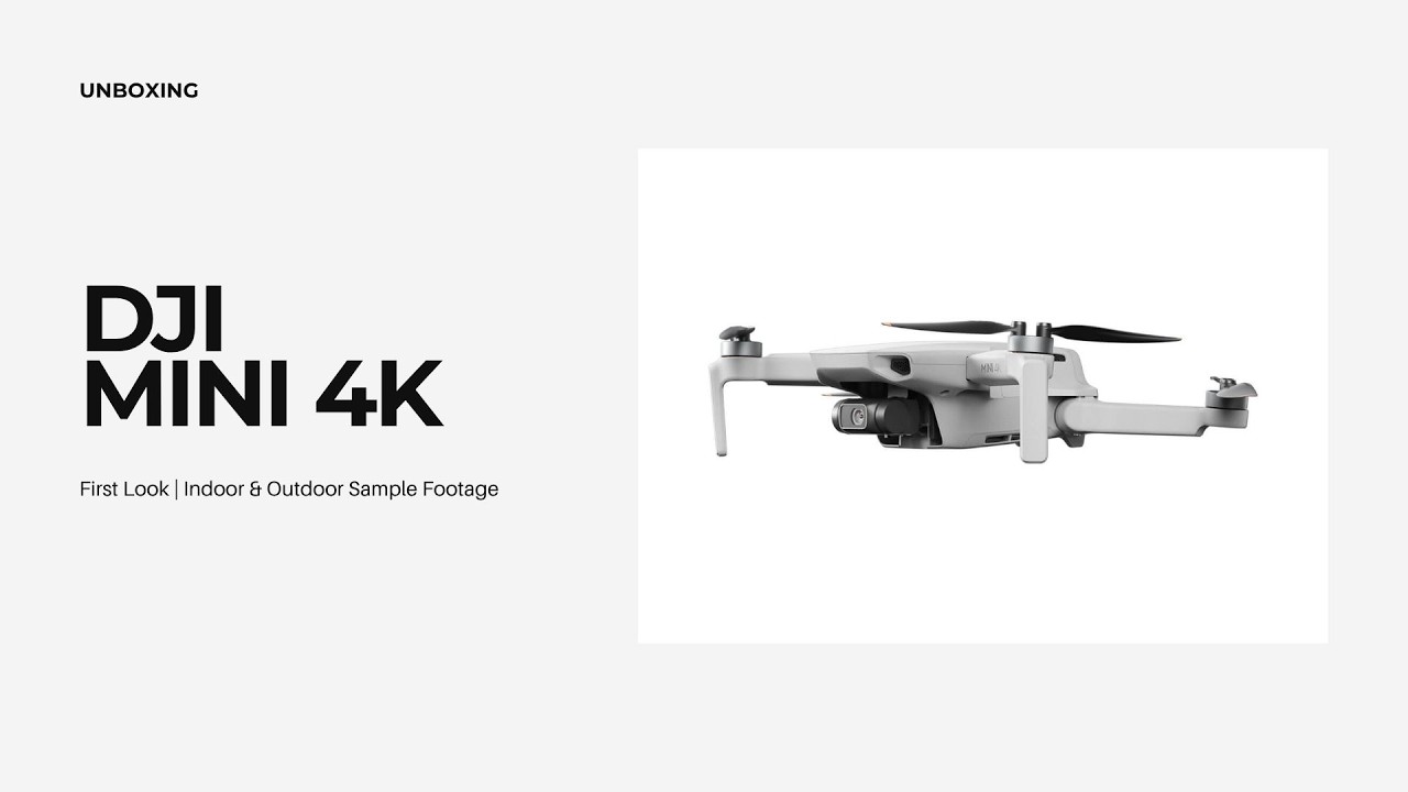DJI Mini 4K First Look | Indoor & Outdoor Sample Footage
