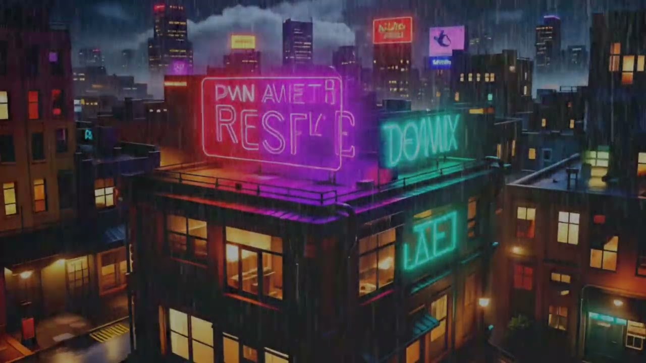 Tokyo Rainy Streets 🌃 Japanese Lofi (作業用BGM) for Deep Concentration