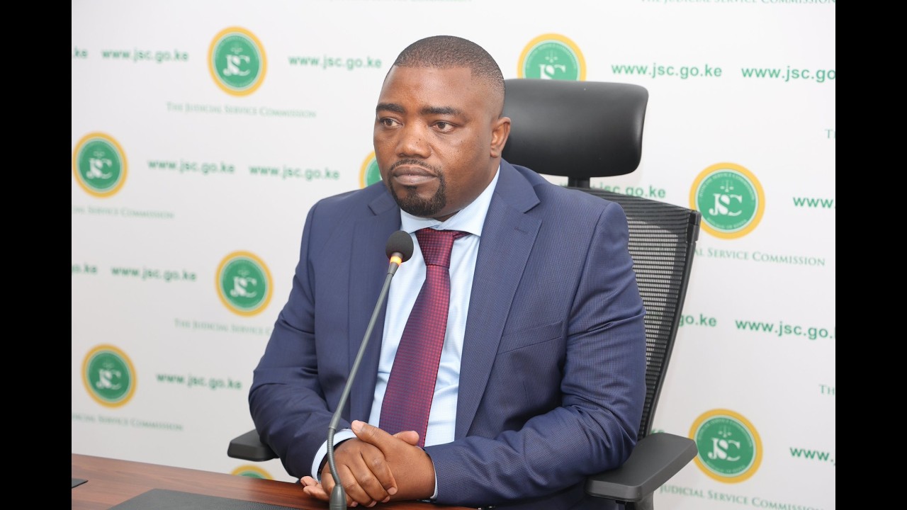 John Kimathi Marcelino interview for the position of Judge of the High Court.