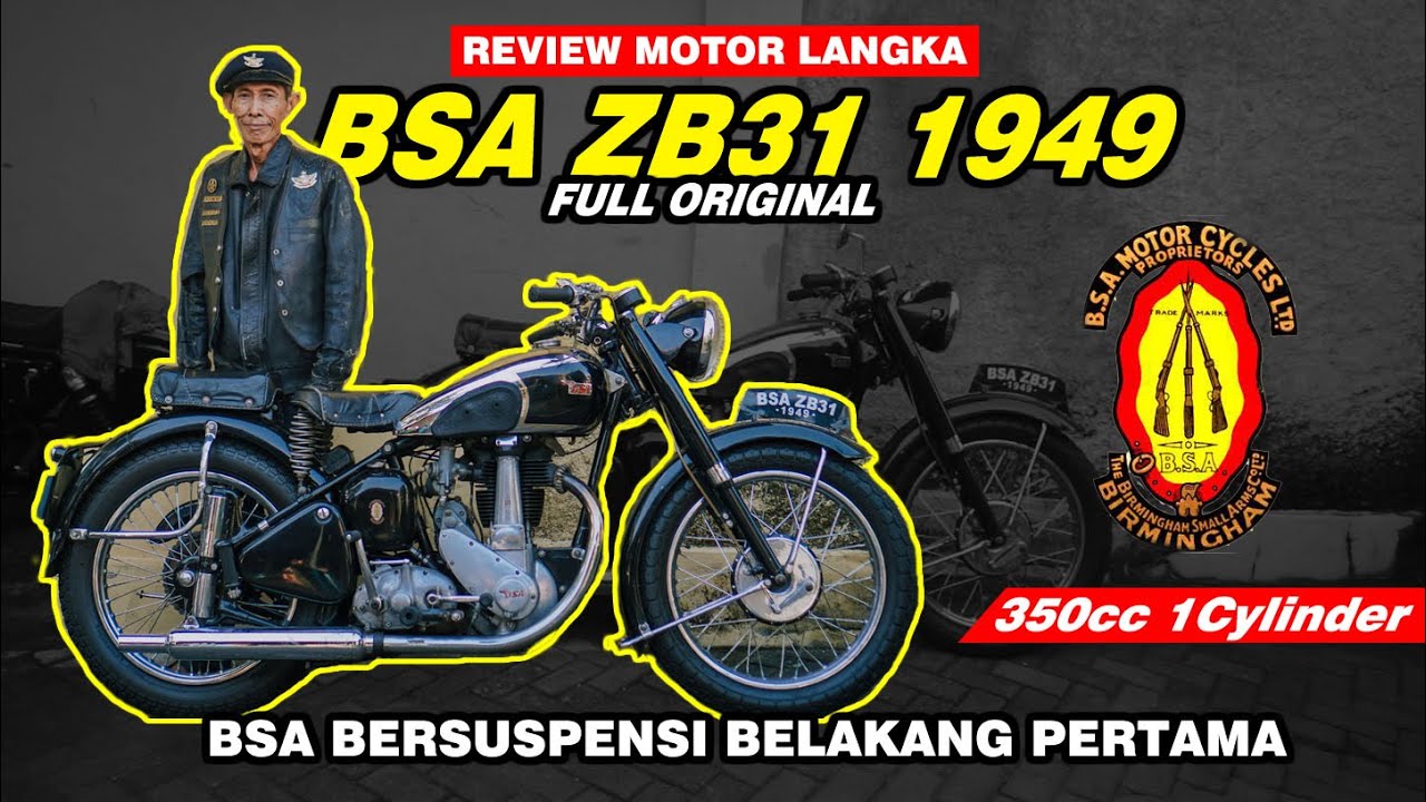 Review Motor Tua Seharga Harley Davidson Baru - BSA Salur 1949 / BSA ZB31 350cc